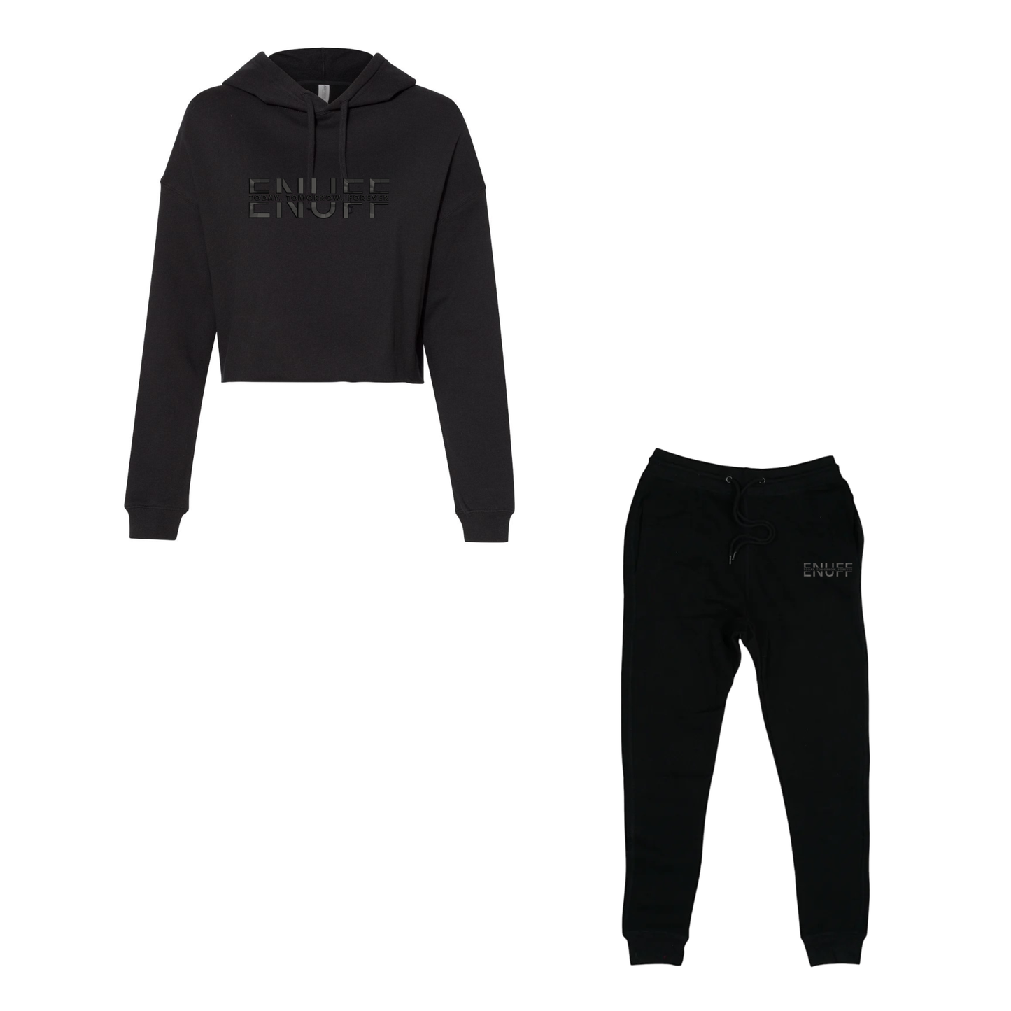 BLACKOUT CROP HOODIE BUNDLE