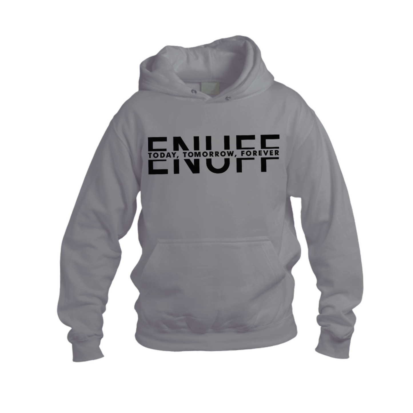 ENUFF - GREY/BLACK HOODIE (ADULTS)