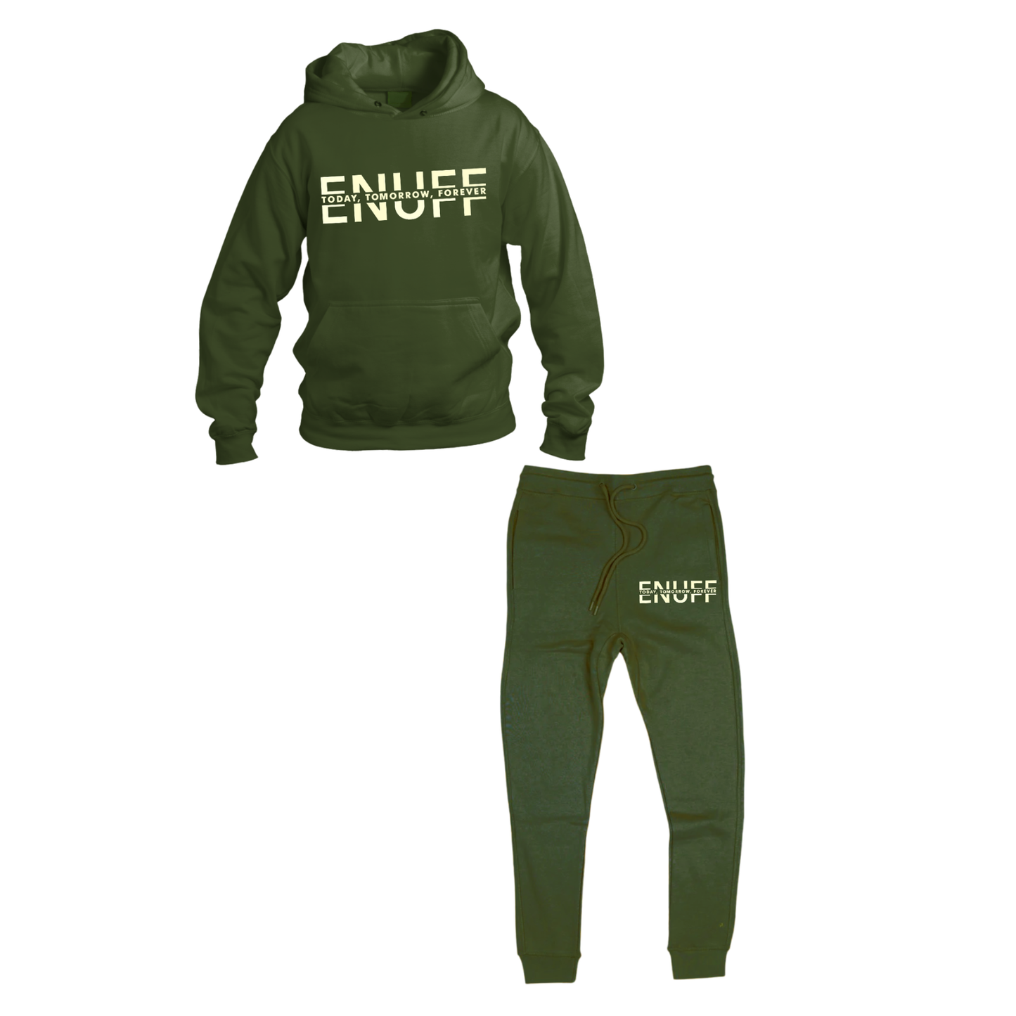 ENUFF - OLIVE/CREAM JOGGER (ADULTS)