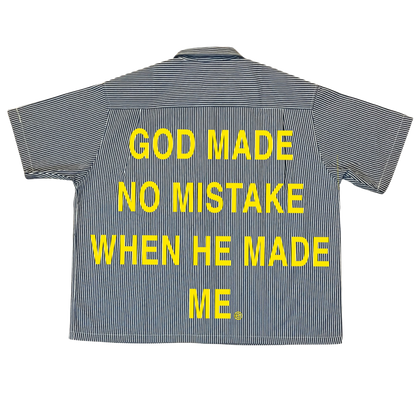 ENUFF-CROPPED BUTTON-UP (PRE SALE)