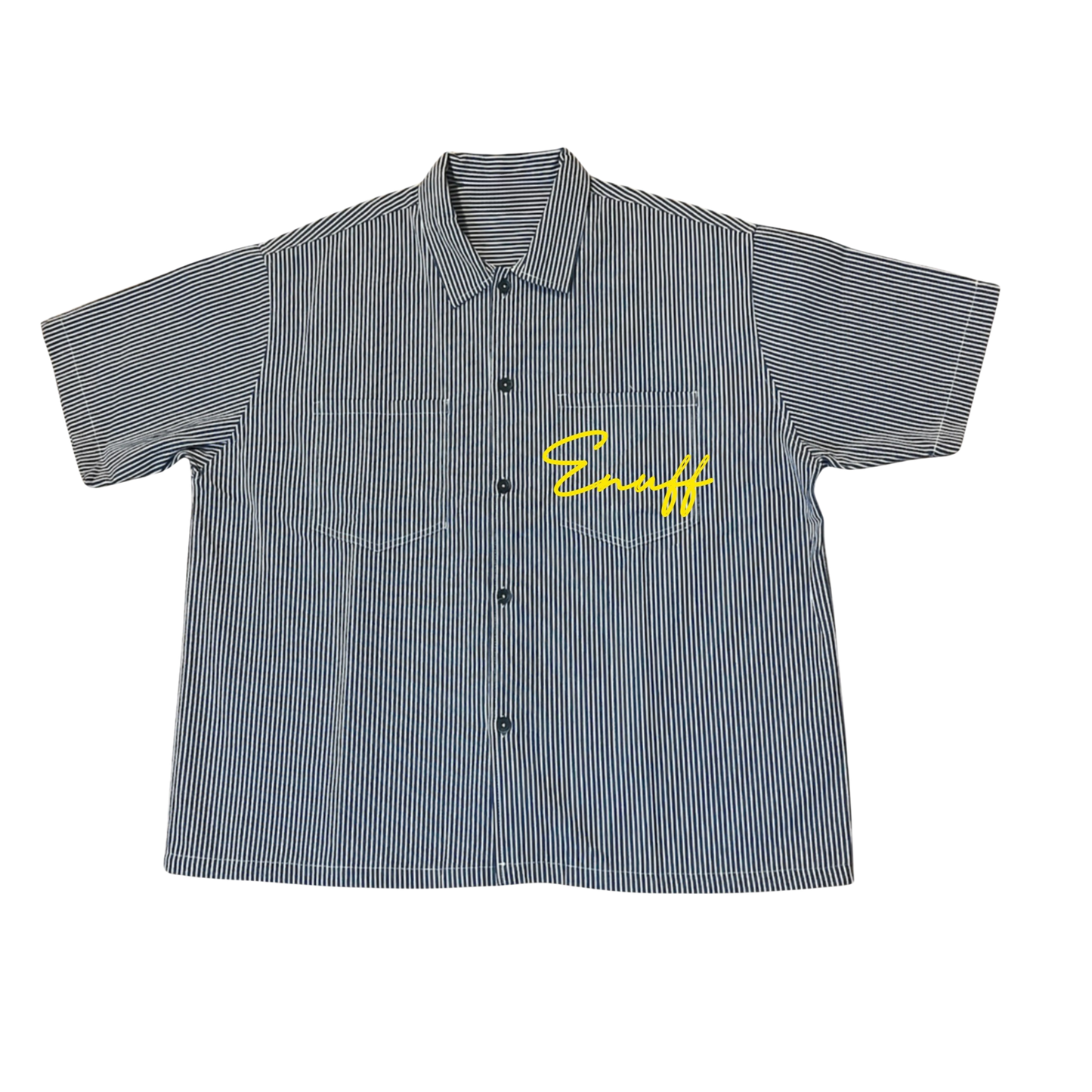 ENUFF-CROPPED BUTTON-UP (PRE SALE)