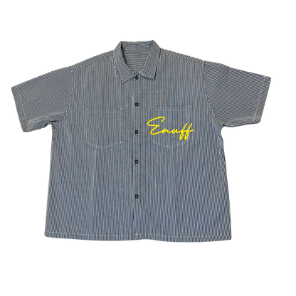 ENUFF-CROPPED BUTTON-UP (PRE SALE)